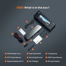 70mai Rearview DashCam S500 3K DUAL HDR