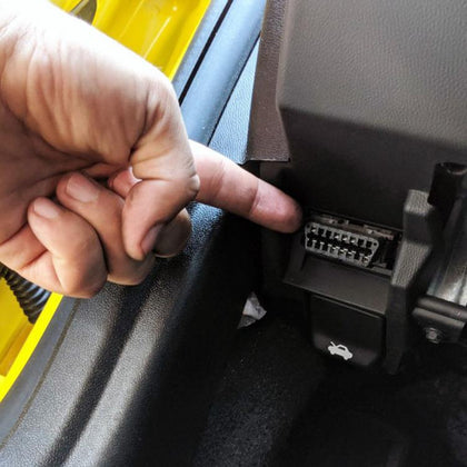 obd port in car