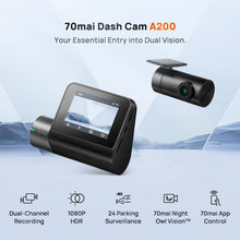 70mai A200 HDR 1080P Dual Dash Cam