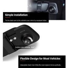 70mai Rearview DashCam + Night Vision Rear Cam