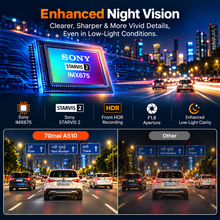 70mai A510 HDR 3K Dual DashCam