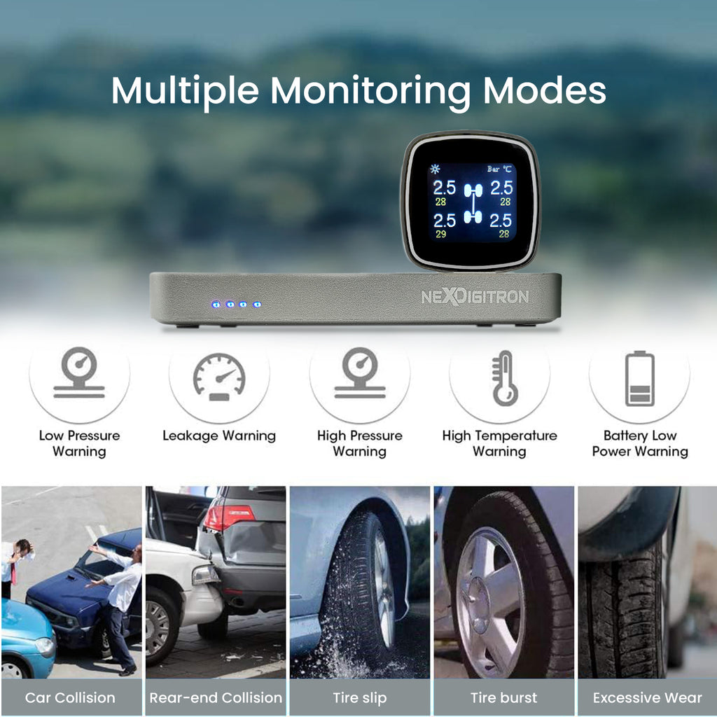 NEXDIGITRON® TPMS C220 (External Sensor) Tyre Pressure Monitoring System