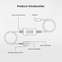 70mai Hardwire Cable Kit (Type-C) with 6 Pcs Fuse Tap Adapters