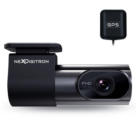 NexiGo 3 Channel Dash Cam with Rotatable Interior/Front Camera