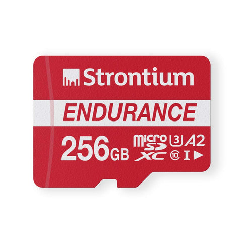 Strontium Nitro Plus Endurance A2 256 GB Micro SDXC Memory Card