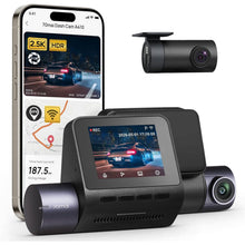 70mai A410 HDR Dual DashCam, Made In India 2.5K+FHD