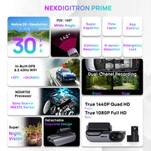 NEXDIGITRON PRIME 2K+ GPS Dual DashCam