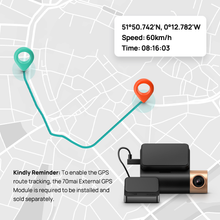 70mai Dash Cam Lite 2, Full HD with Screen