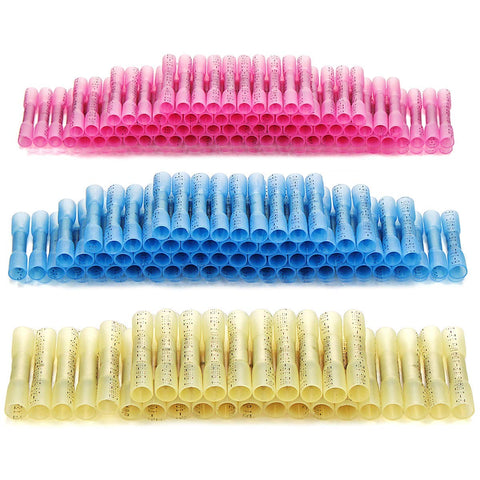 Heat Shrink Insulated Straight Wire Butt Connector (50 Pieces)