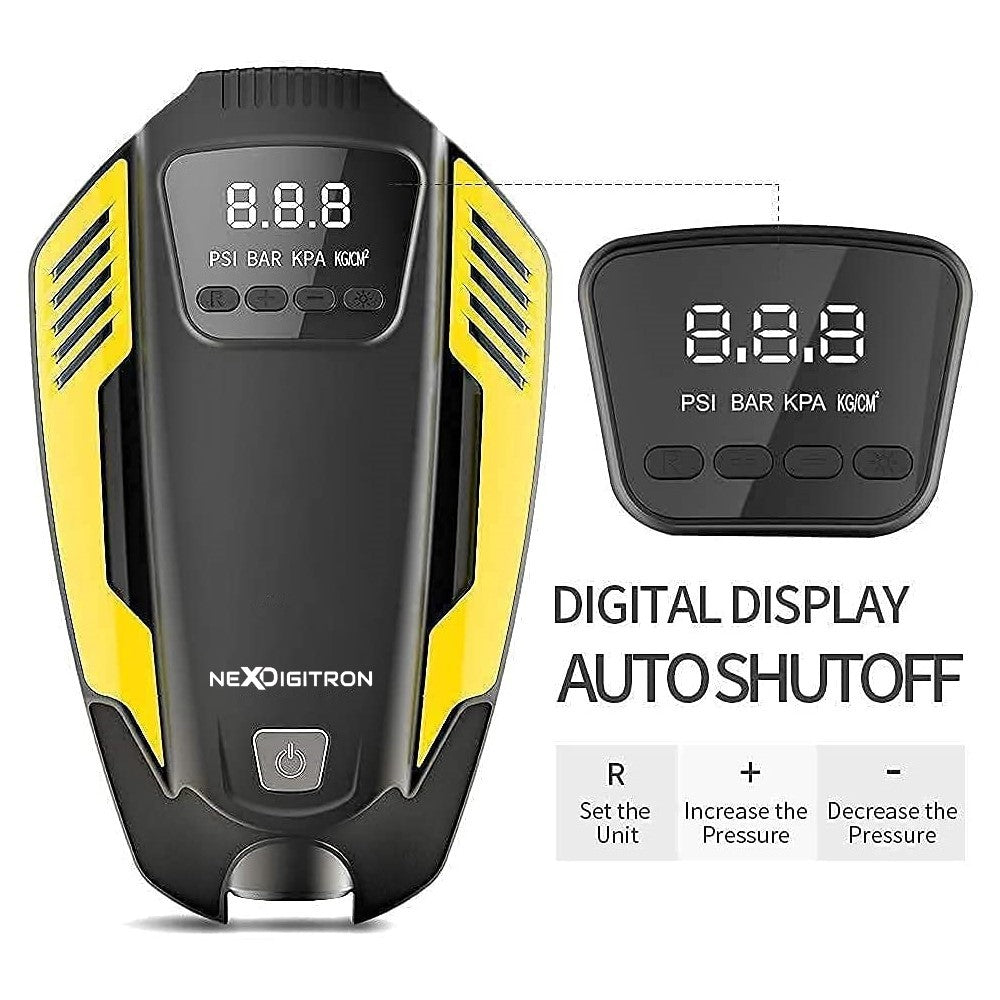 Digital Car Tyre Inflator Pro - NEXDIGITRON®